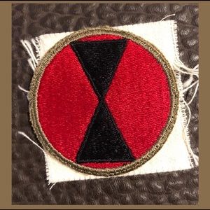 WW2 7th Infantry Hourglass Patch